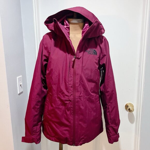 The North Face ThermoBall Eco Snow TriClimate Jacket Boysenberry Purple Size M - Picture 2 of 12